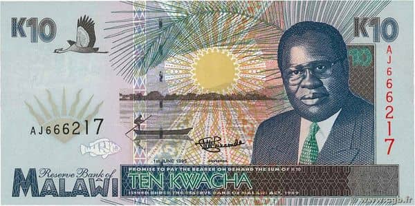 10 Kwacha from Malawi