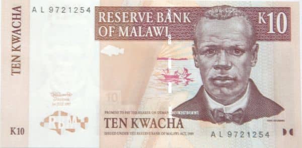 10 Kwacha from Malawi