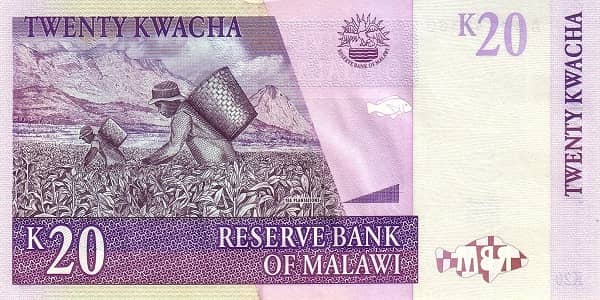 20 Kwacha from Malawi
