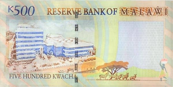 500 Kwacha from Malawi