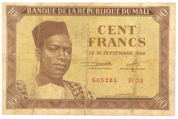 100 Francs from Mali