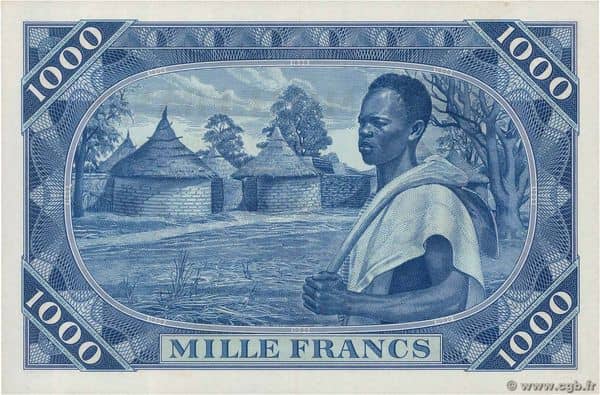 1000 Francs from Mali