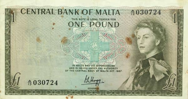 1 Pound from Malta