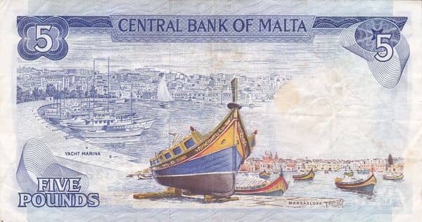 5 Liri from Malta
