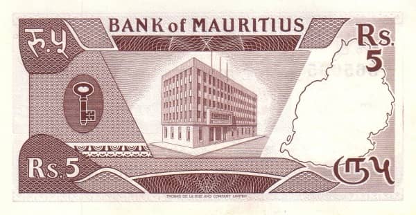 5 Rupees from Mauritius