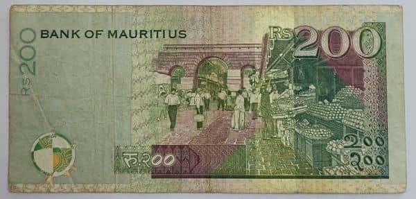 200 Rupees from Mauritius