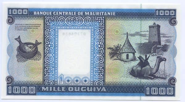 1000 Ouguiya from Mauritania