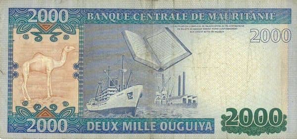 2000 Ouguiya from Mauritania
