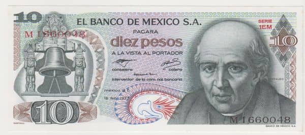 10 Pesos from Mexico