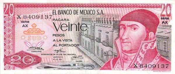 20 Pesos from Mexico