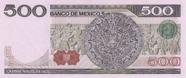 500 Pesos from Mexico