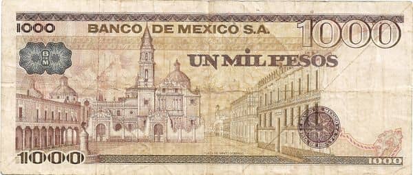 1000 Pesos from Mexico