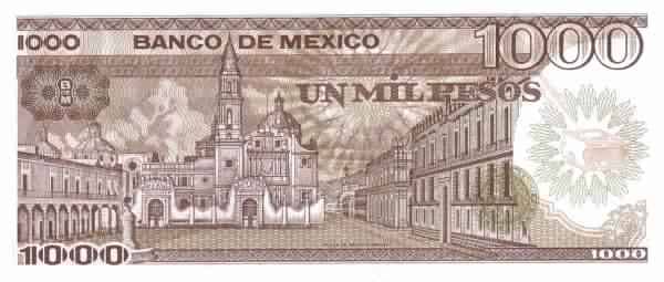 1000 Pesos Series A from Mexico
