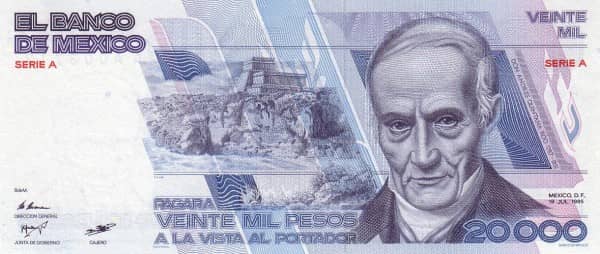20000 Pesos from Mexico