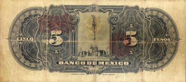 5 pesos from Mexico