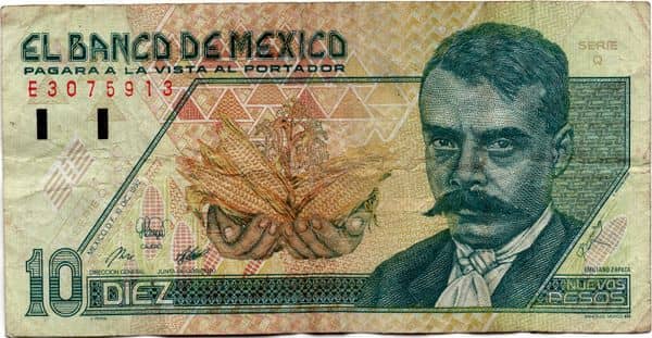 10 Nuevos Pesos C series from Mexico