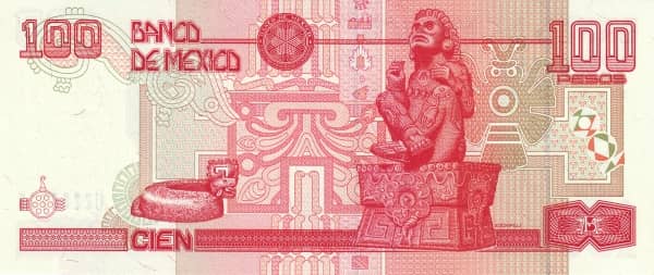 100 Pesos from Mexico