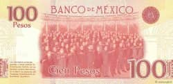 100 Pesos 100 Years of the 1917 Constitution from Mexico