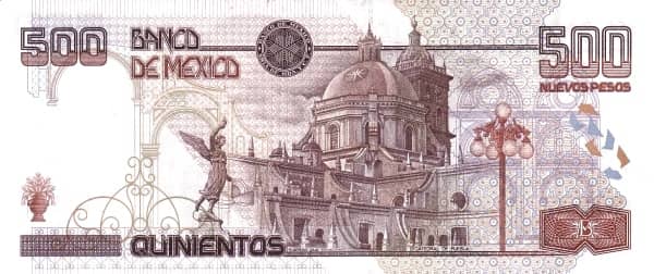 500 Nuevos Pesos from Mexico