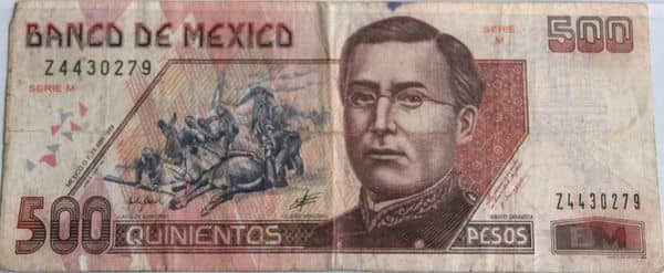 500 pesos from Mexico