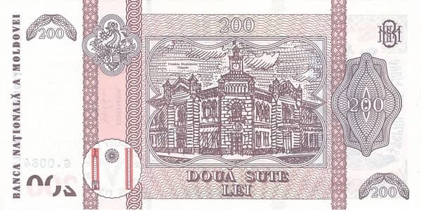 200 Lei from Moldova