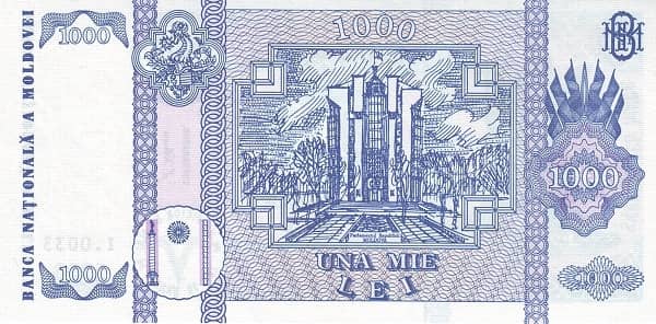 1000 Lei from Moldova