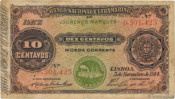 10 Centavos from Mozambique