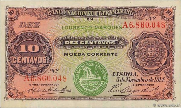 10 Centavos from Mozambique