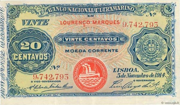 20 Centavos from Mozambique