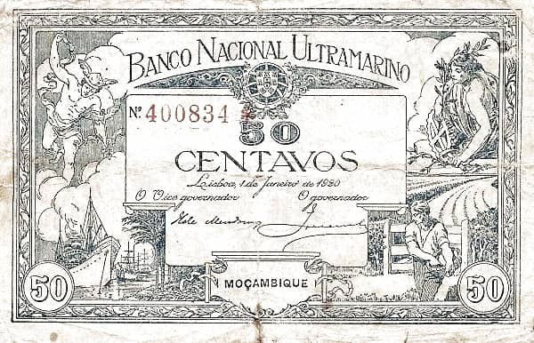 50 Centavos from Mozambique