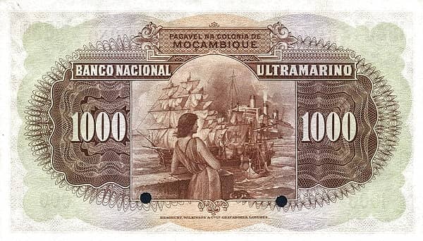 1000 Escudos from Mozambique