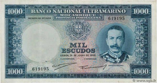 1000 Escudos from Mozambique