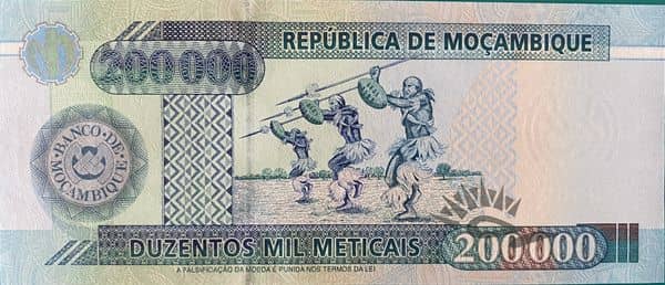 200000 Meticais from Mozambique