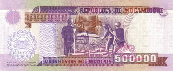 500000 Meticais from Mozambique