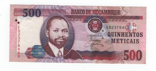 500 meticais from Mozambique