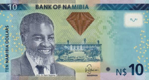 10 Namibia Dollars from Namibia
