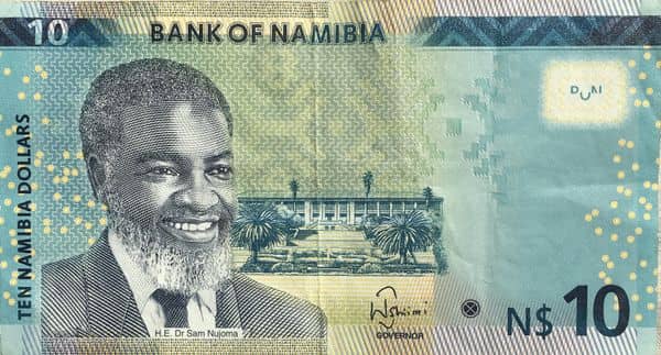 10 Namibia Dollars from Namibia