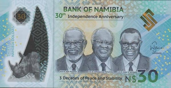 30 Dollars Independence from Namibia