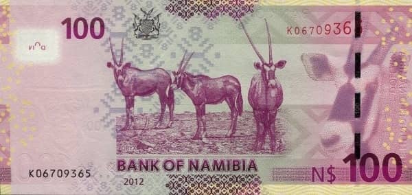 100 Dollars from Namibia