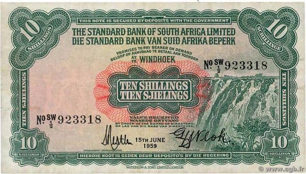 10 Shillings from Namibia
