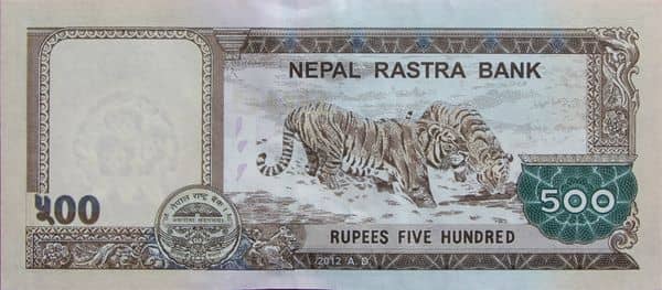 500 Rupees from Nepal