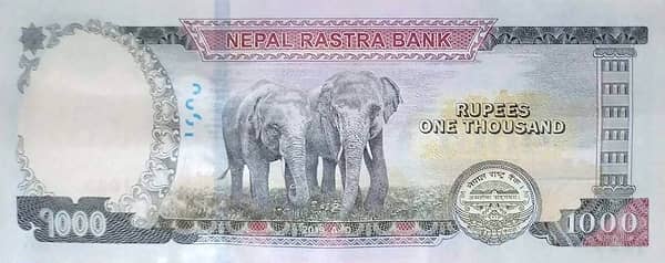 1000 Rupees from Nepal