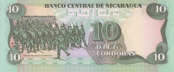10 Cordobas from Nicaragua