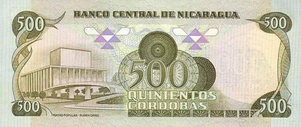 500 Córdobas from Nicaragua