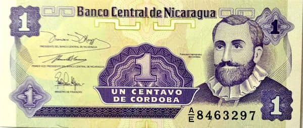 1 Centavo from Nicaragua
