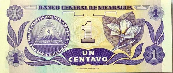 1 Centavo from Nicaragua