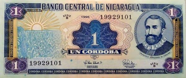 1 Córdoba from Nicaragua