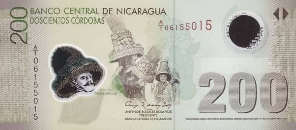 200 Córdobas from Nicaragua