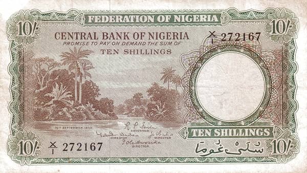 10 Shillings from Nigeria