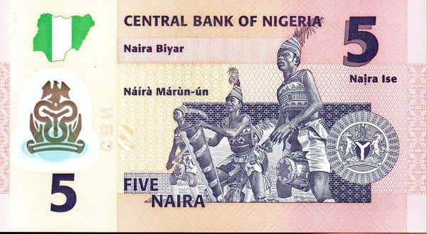 5 Naira from Nigeria